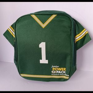 💛💚 Green Bay Packers Jersey Cooler Bag Lunch Power Pack NFL Football Kids